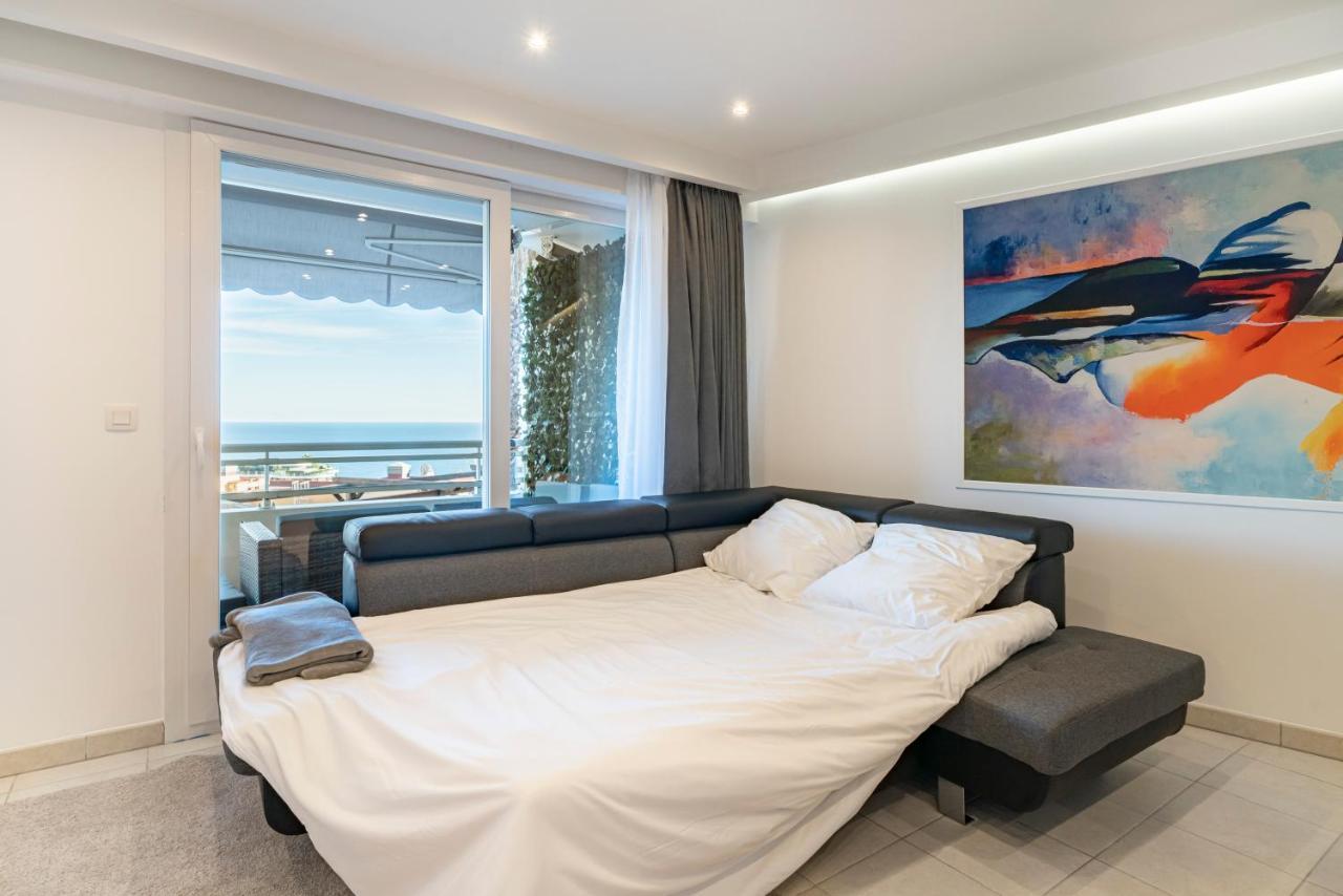 Frontiere Monaco, Terrasse, Vue Mer, Parking - Ab Beausoleil Zewnętrze zdjęcie
