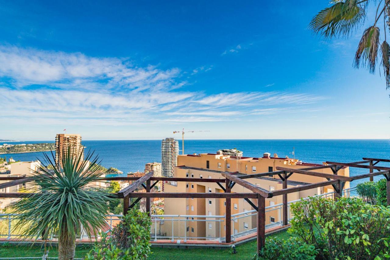 Frontiere Monaco, Terrasse, Vue Mer, Parking - Ab Beausoleil Zewnętrze zdjęcie